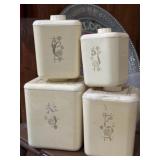 Cols Plastic vintage canister set