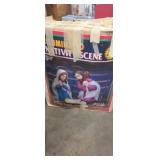 Empire illuminated nativity scene with box