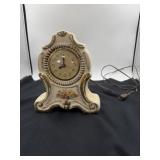 Landshire self starting flowered mantle clock 9