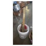 Ice fishing poles and baboo rod missing parts