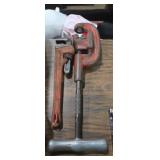 Craftsman pipe wrench 14in, rigid pipe cutter