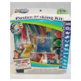 Art skills 274 piece poster making kit