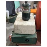Safari Lite, Coleman camping stove and new tank