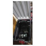 2 air compressors and storage container