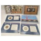 Lincoln pennies and Jefferson nickels