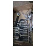 Small wrench set, ratchet wrenches and adjustable
