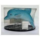 Crystal Lite brand popcorn plastic dolphin lamp