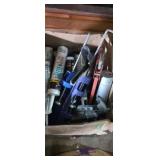 Caulk guns, latex caulk and acrylic sealant