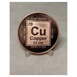 1 Ounce .999 fine Copper Lincoln Memorial