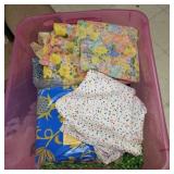 Whole tote of new old stock fabric lots of