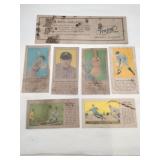 Modern "Fro- Joy "  ice cream baseball cards