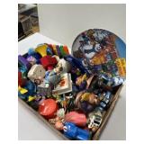 Variety of McDonaldï¿½s toys and other small toys