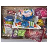 Hot wheels, Barbie, Disney, Pac-Man, Polly,