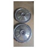 2, 14" hubcaps and wheel covers for the Mercury