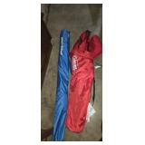 Sports brella and Coleman folding chair