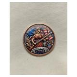 1 Ounce of .999 Fine Copper USA 1776 Liberty Or