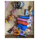 PEZ dispensers, novelty keychains, and other