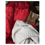 Clothing lot, including large red  full body