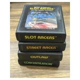 Atari 2600 games Slot racers, street racer,