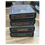 Atari 2600 games Indy 500, street racer,