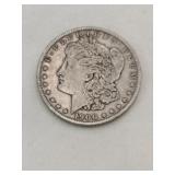 1900 Morgan silver dollar