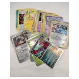 60 Pokemon cards mixed years