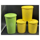 1970s Tupperware Servalier canisters
