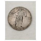 walking Liberty quarter undated