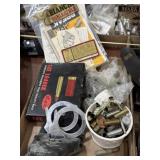 Handcuffs, shell casings, Lee loader reloading
