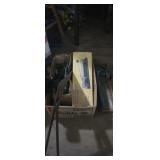 Assortment of hand 5ools , miter sqw, carpenters