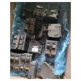 Assortment of electrical breakers