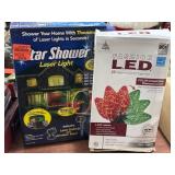 Star shower laser light and fashion LED lights
