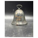 1978 Reed & Barton silver plate Christmas bell