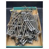 Lionel O gauge model train track pieces, mix of