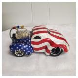 Muscle machines patriotic 41 willys coupe.