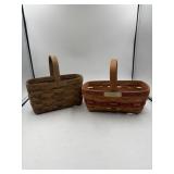 Two long burger baskets, one 1984 basket. One