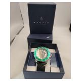 NAUTIS mens  green face watch