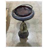 Floor pedestal smoking stand ashtray, vintage
