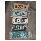 1970s vintage mini license plates Montana,