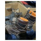 Timberland pro leather boots, boot waiters, both