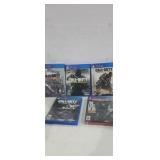 Playstation 4 call of duty game assortment,  and