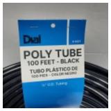 New 100 ft poly tube Universal