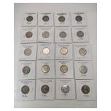 Old Jefferson nickels mixed dates