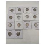Buffalo nickels mixed years