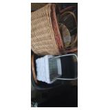 Assortment of woven baskets
