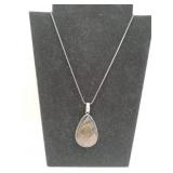 Labradorite pendant necklace with chain German