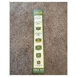 5 in x 30 in metal John Deere sign