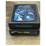 1981 Atari 2600 games Pac-Man and Asteroids
