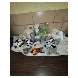 Lot of stuffed animals