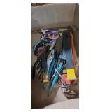 Pipe wrench , pliers , wore cutters , nail